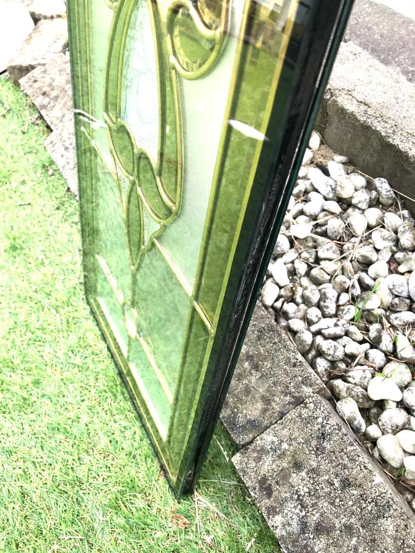 大型 ステンドグラスパネル 三重構造 高性能 リフォーム 窓 飾壁 玄関 DIY