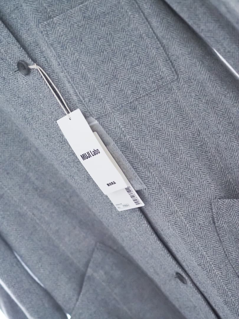 新品未使用 MUJI LABO ウール混ロングコート Sサイズ