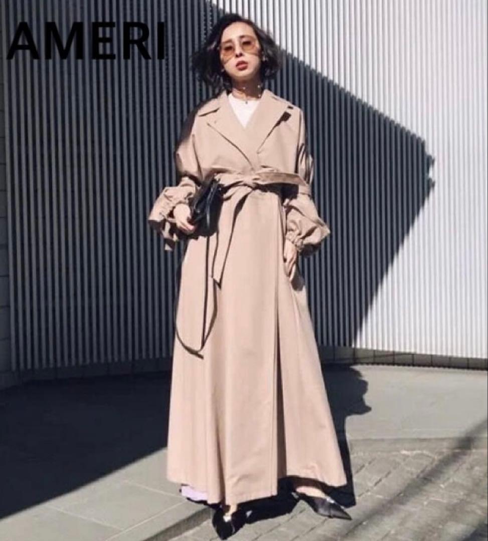 まーやん⭐︎美品　AMERI vintage ゴードスリーブ　トレンチコート