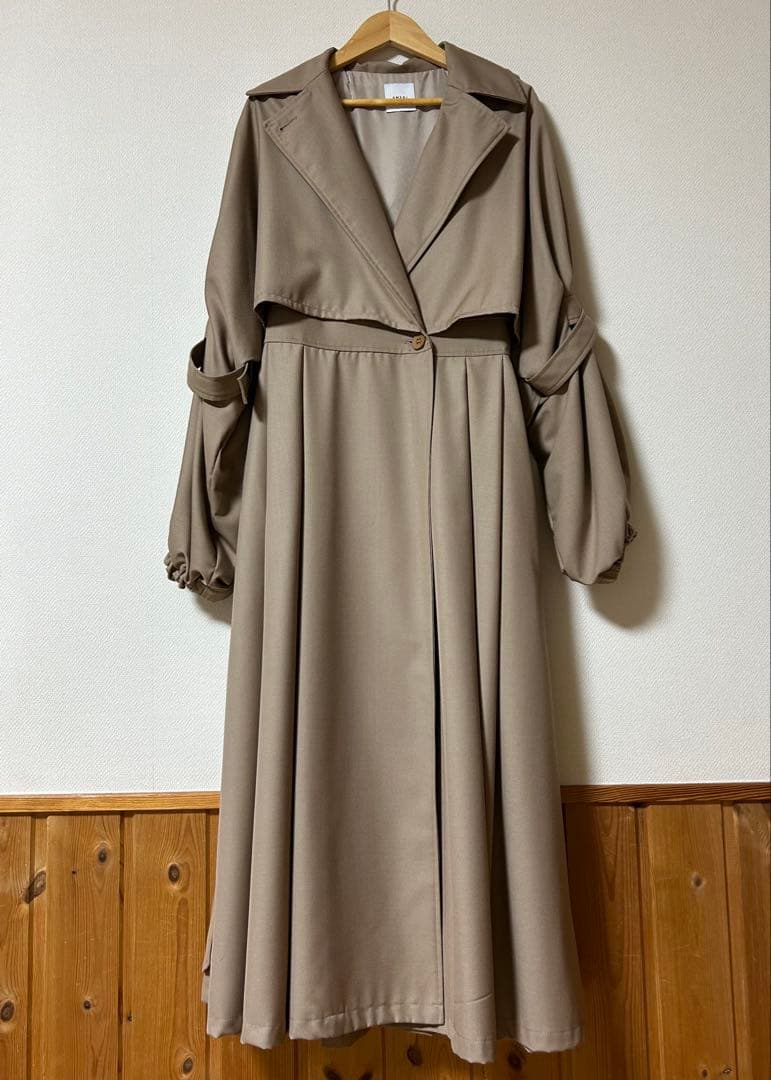 まーやん⭐︎美品　AMERI vintage ゴードスリーブ　トレンチコート