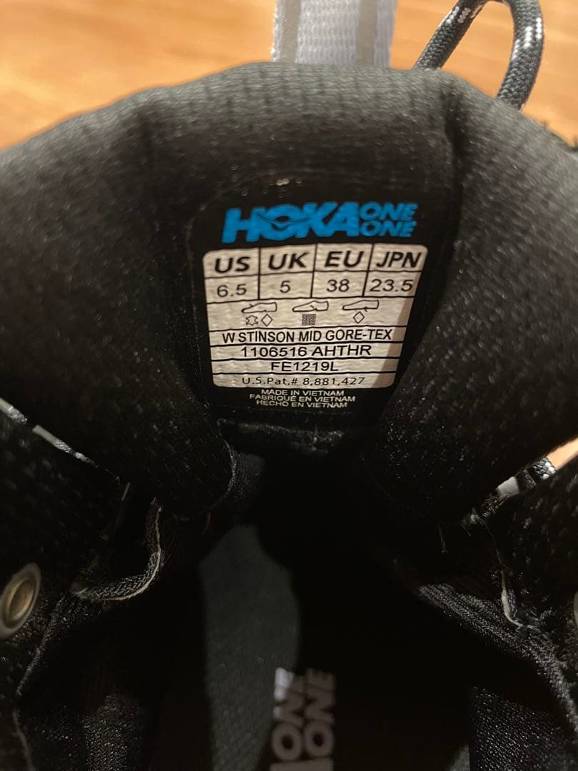 HOKA ホカ STINSON MID GTX／登山 ハイキング 23.5㎝