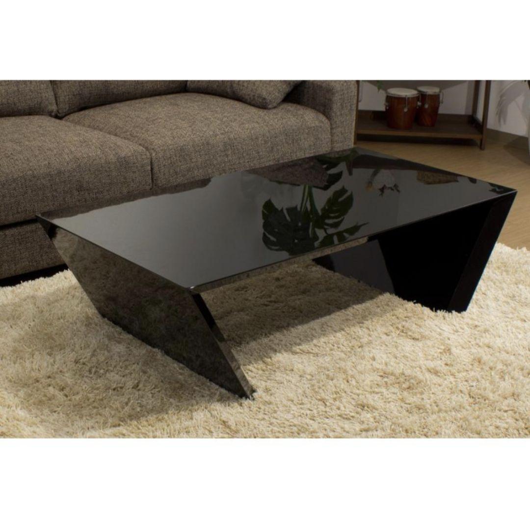 ローテーブル グロス加工 お洒落（傷あり）