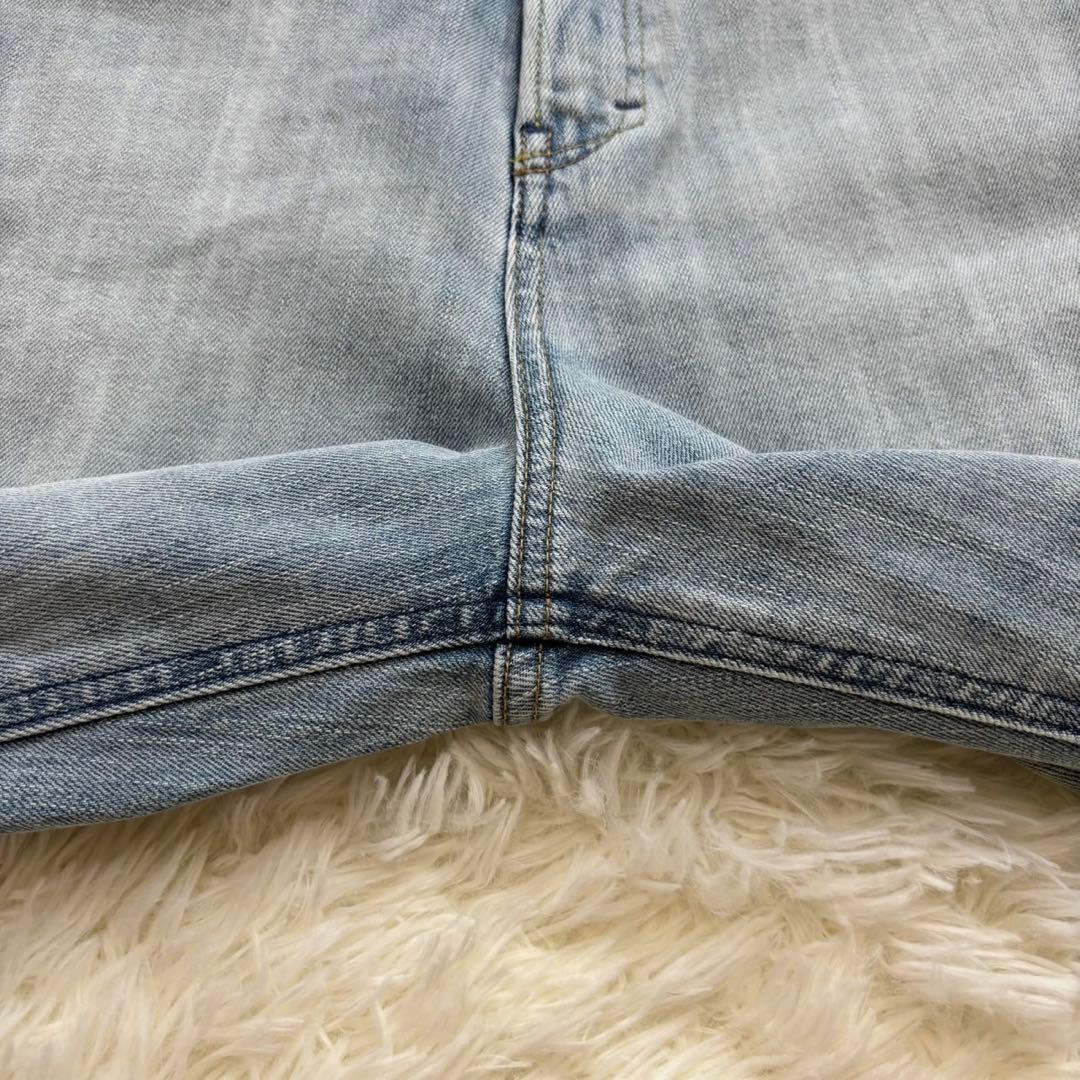 大人気 YANUK ヤヌーク JOAN ルーズストレートデニム ストレッチ