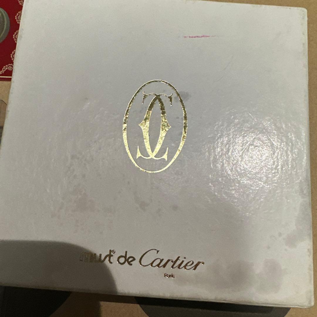 must de Cartier 二つ折り財布 ボルドー
