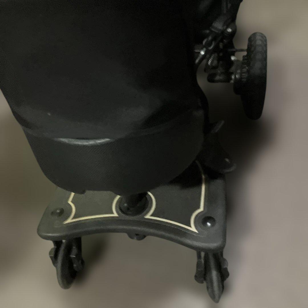 引き取り限定★AirBuggy premier ベビーカー 黒・グレー★2人乗り