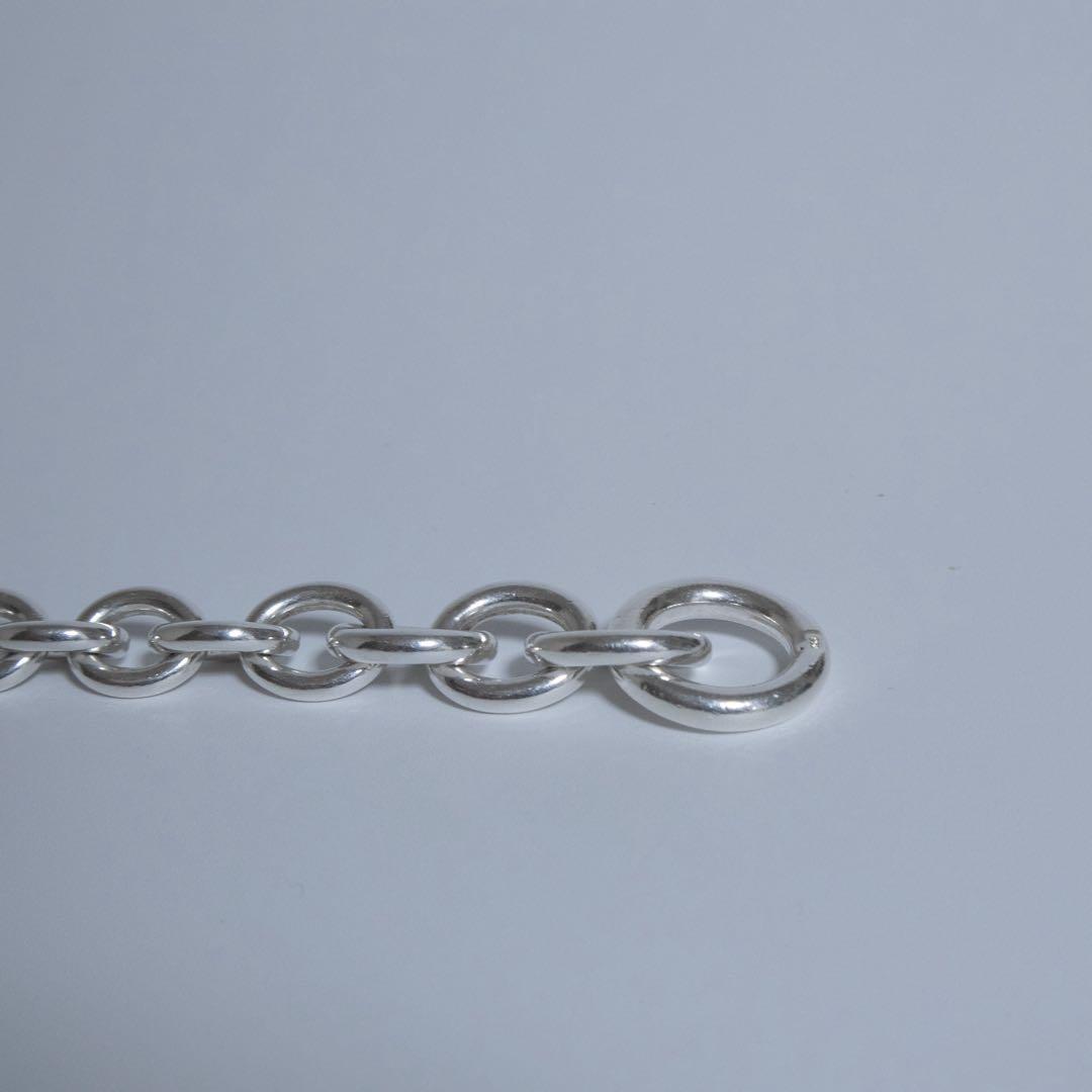 シルバー950 ブレスレット クレッシェンド式 トグル　チェーン