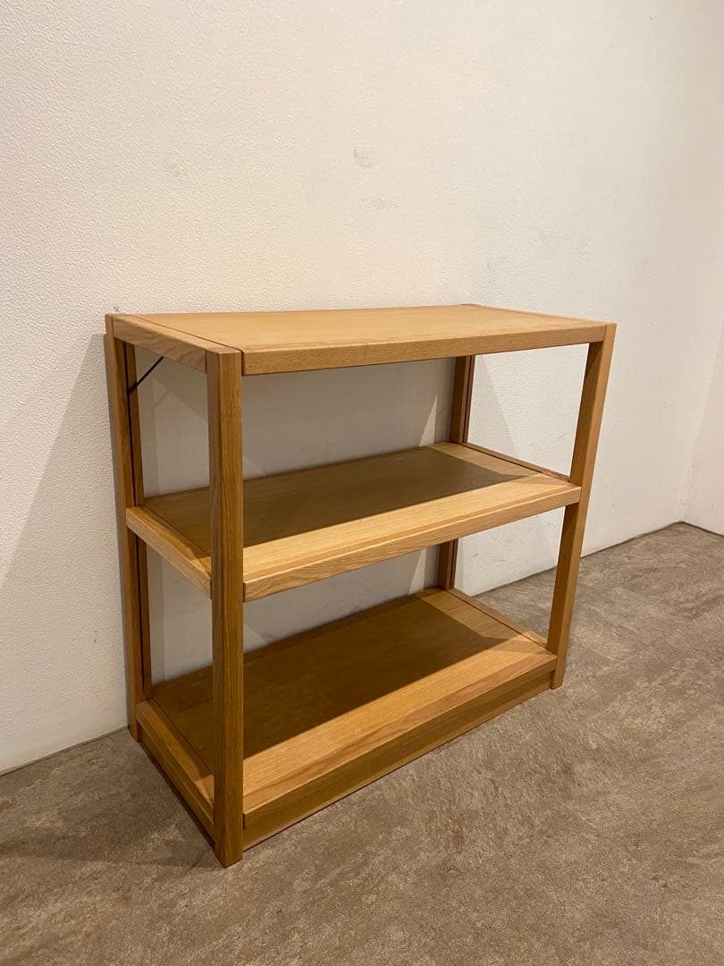 ⭐️スペシャル⭐️美品⭐️廃盤希少⭐️高級無垢材⭐️オーク材ユニットシェルフ⭐️