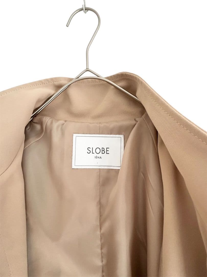 SLOBE IENA テントラインショートコート　ベージュ　美品　2024SS