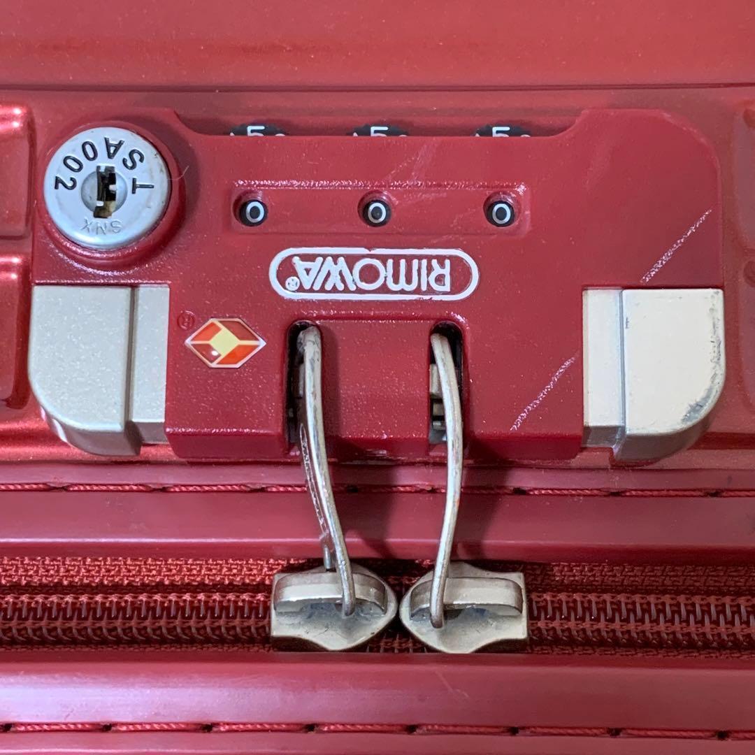 美品★　RIMOWA リモワ　サルサ　デラックス　レッド　35L 3R22