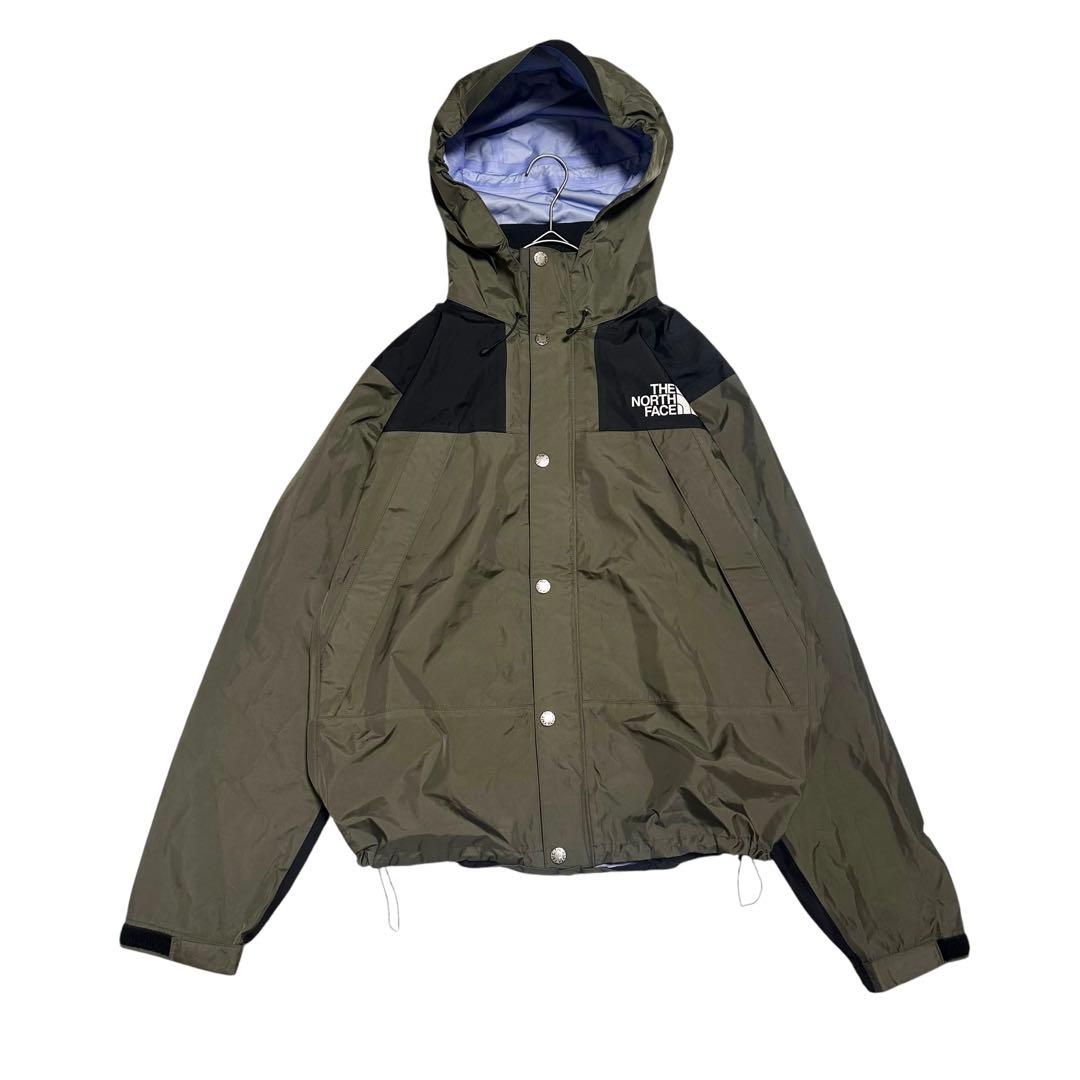 ノースフェイス　マウンテンレインテックスジャケット　ゴアテックス　カーキー　XL