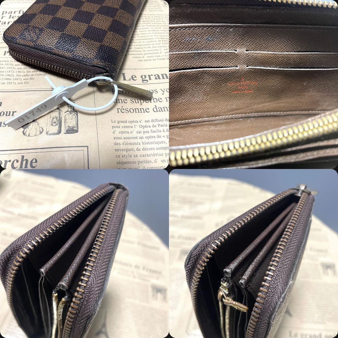 ルイヴィトン ジッピーウォレット ダミエ 長財布 財布 ラウンドファスナー