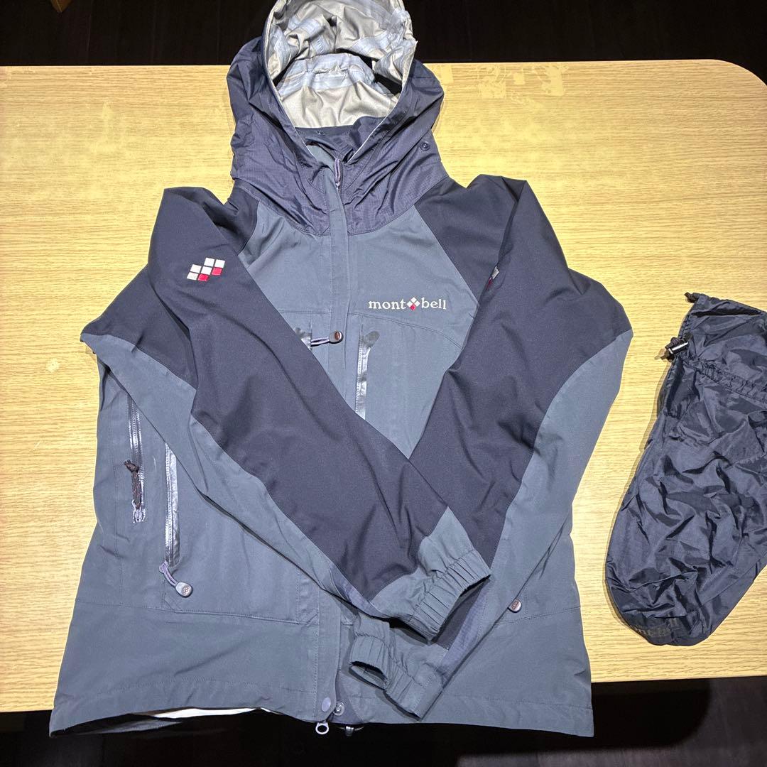 mont-bell マウンテンパーカー グレー/ブラック　Lサイズ