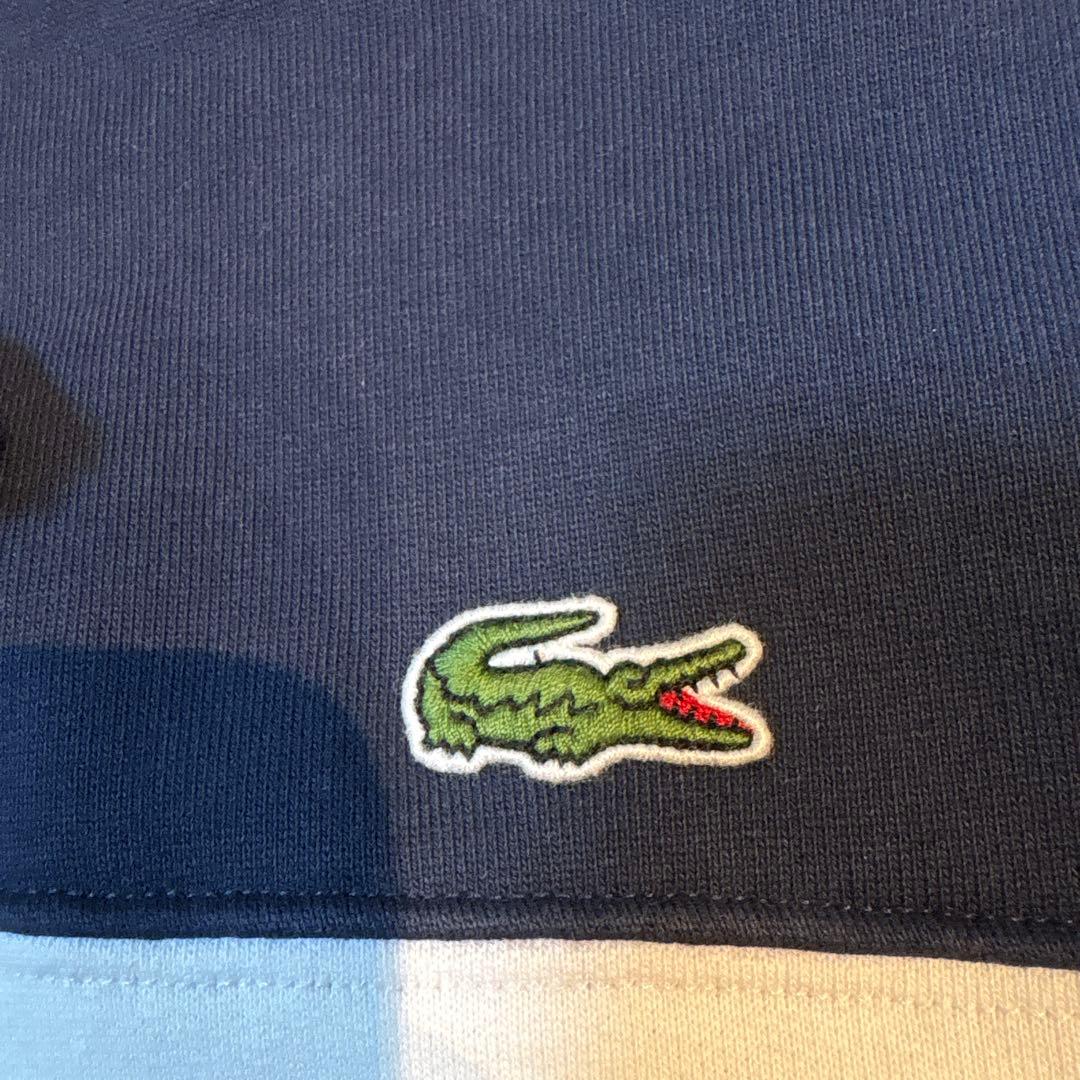 LACOSTE Supreme L!VE パーカー M ネイビー