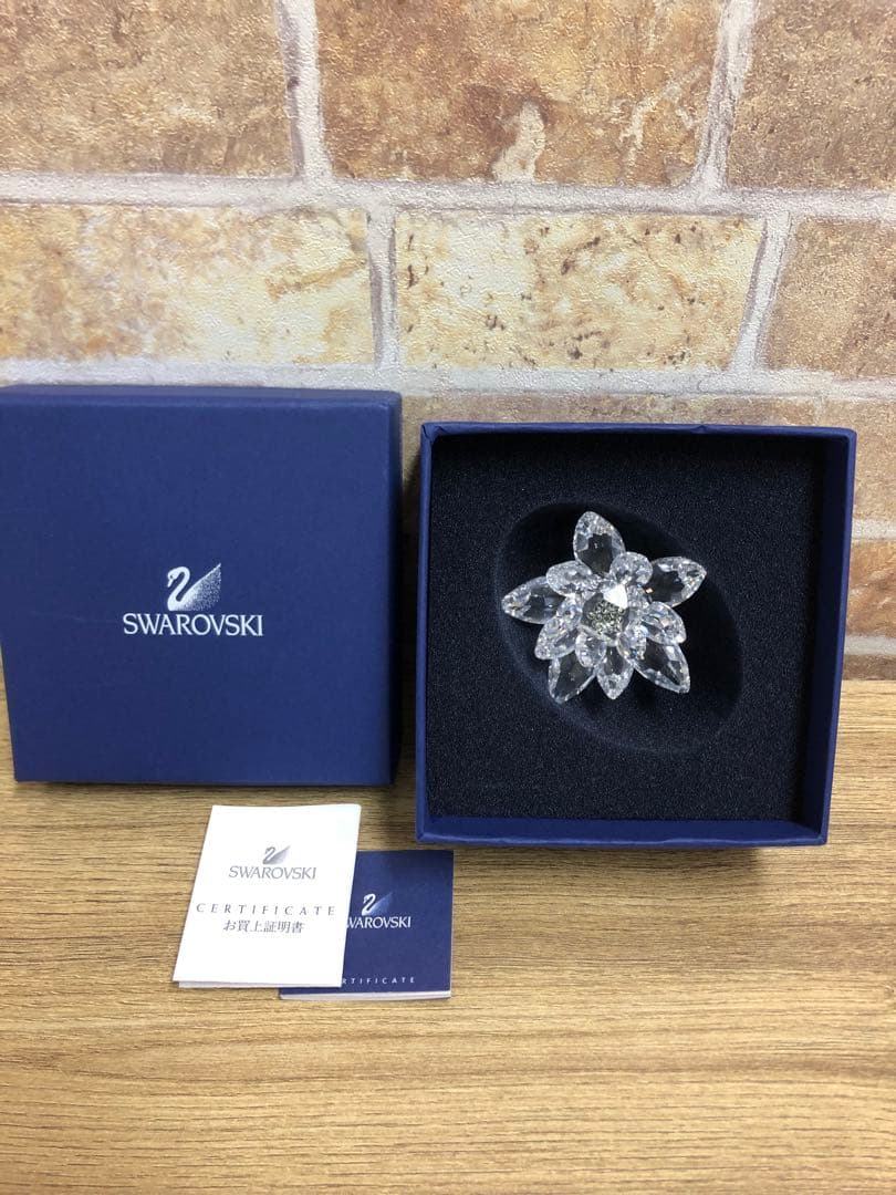 【美品】スワロフスキー フィギュリン 睡蓮