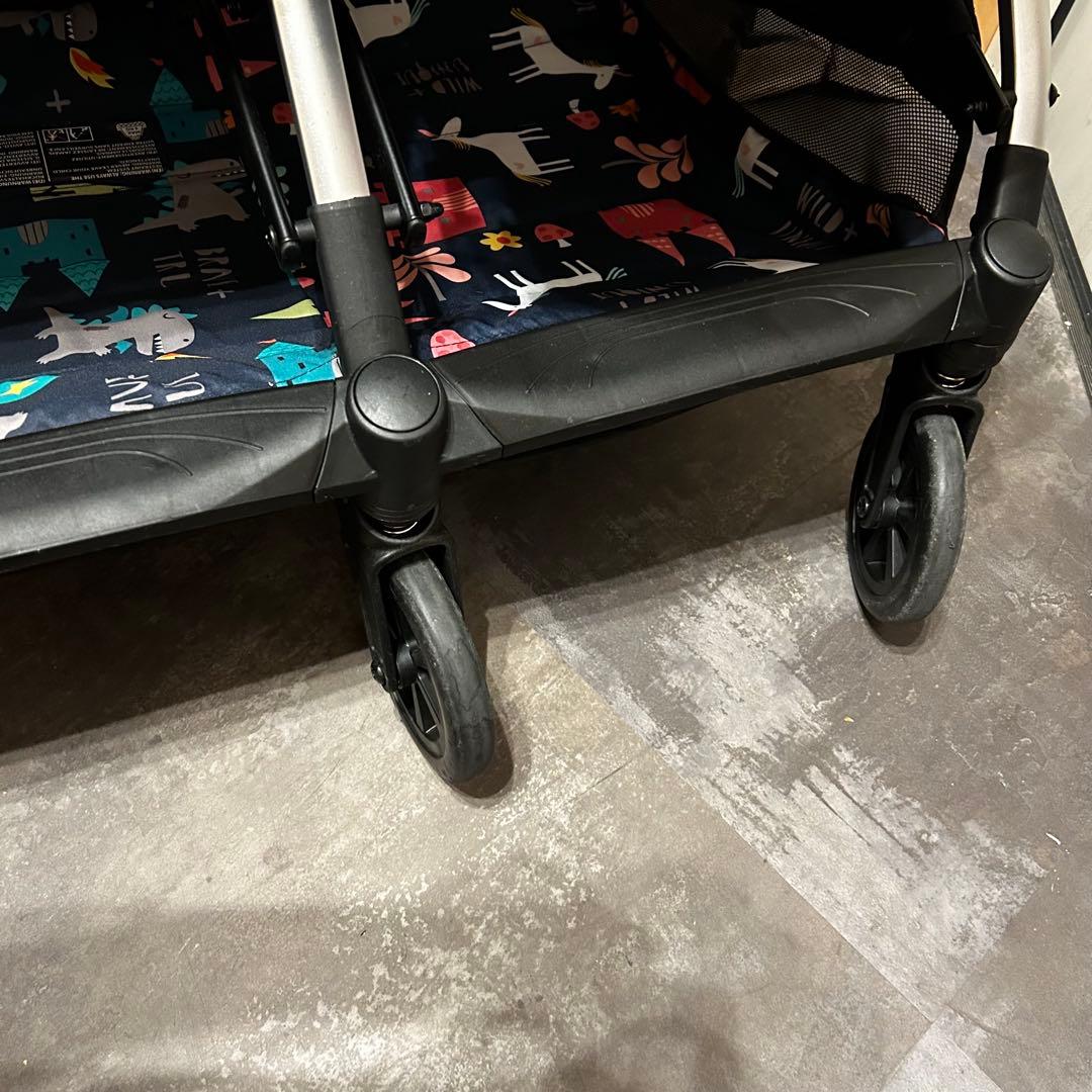 直接引き取り可　コサット　Woosh Double ベビーカー　双子用ベビーカー