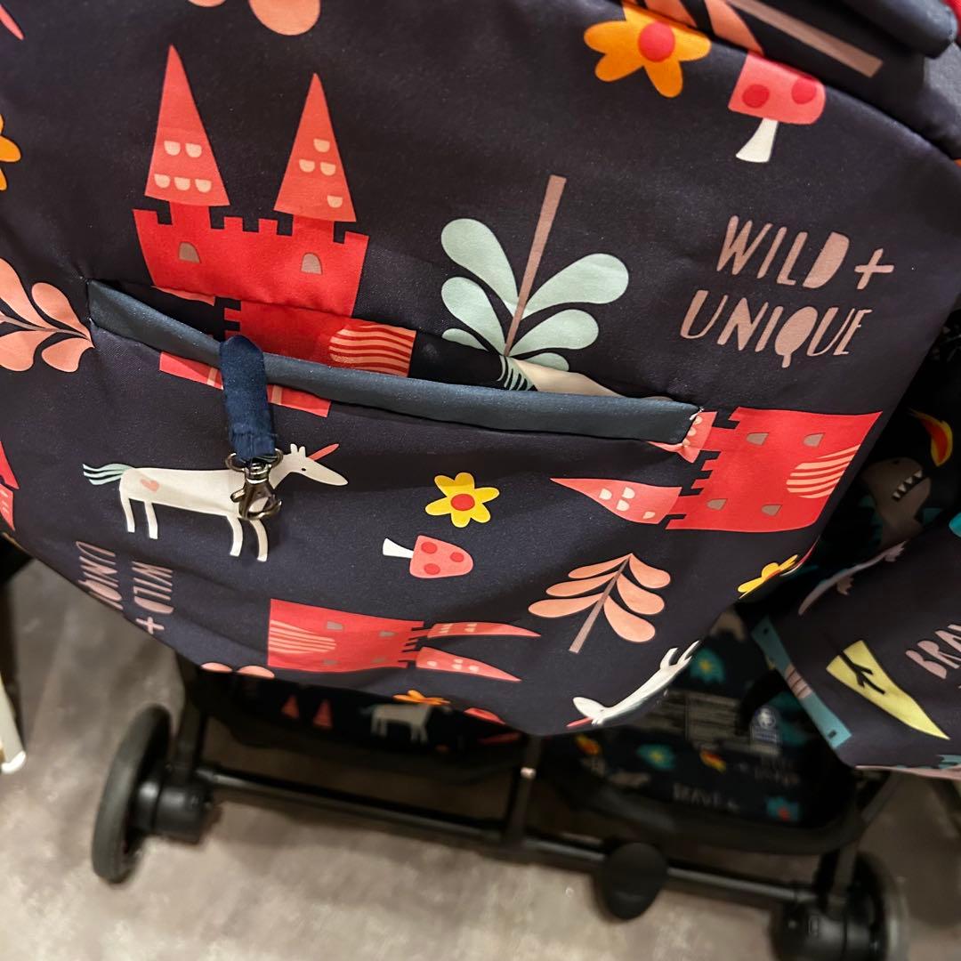 直接引き取り可　コサット　Woosh Double ベビーカー　双子用ベビーカー