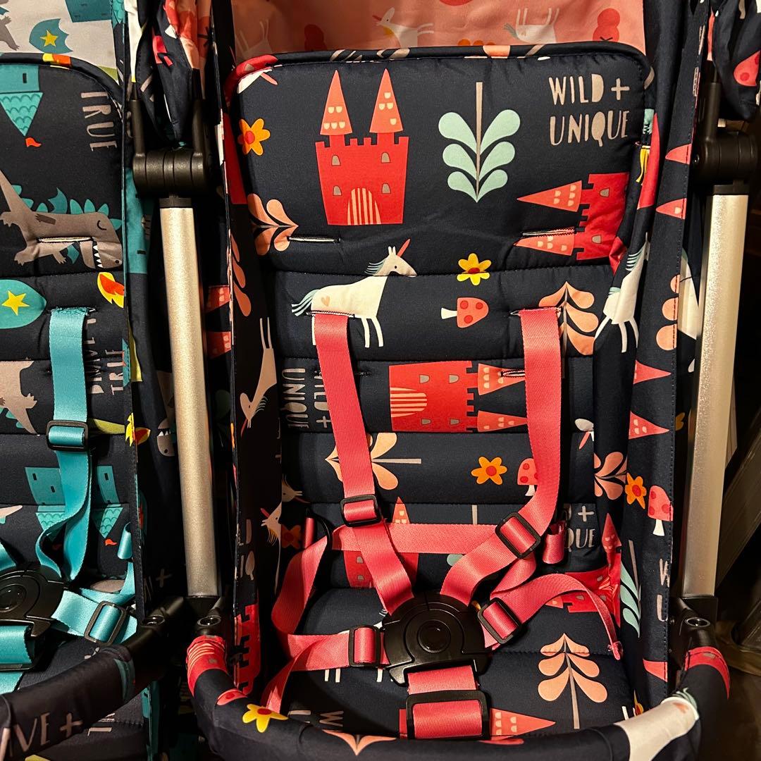 直接引き取り可　コサット　Woosh Double ベビーカー　双子用ベビーカー