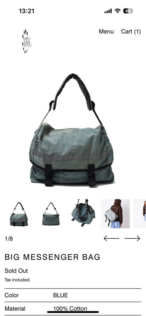 afb　BIG MESSENGER BAG