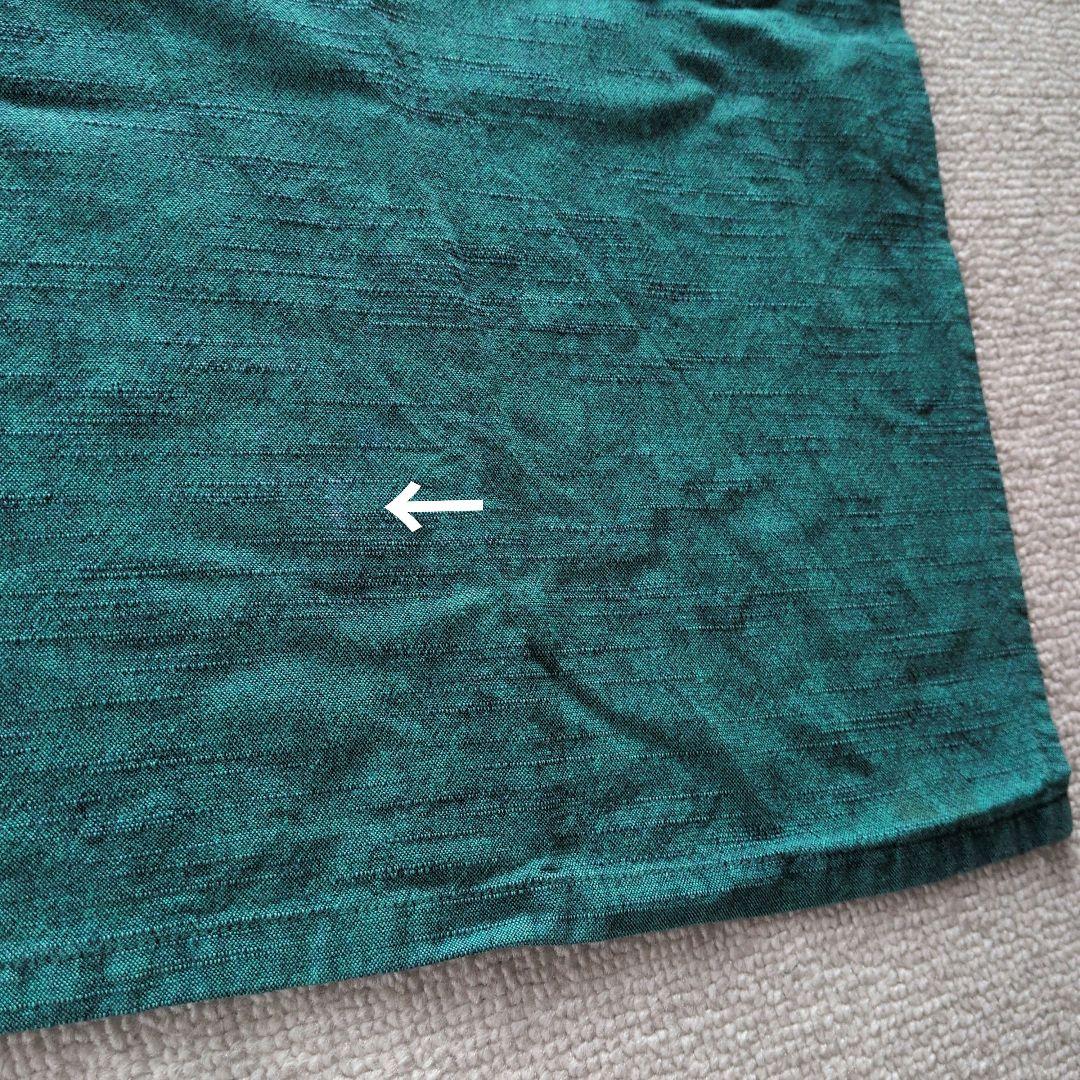 山田木綿織元　会津木綿100%　エプロン 2枚セット 青&緑