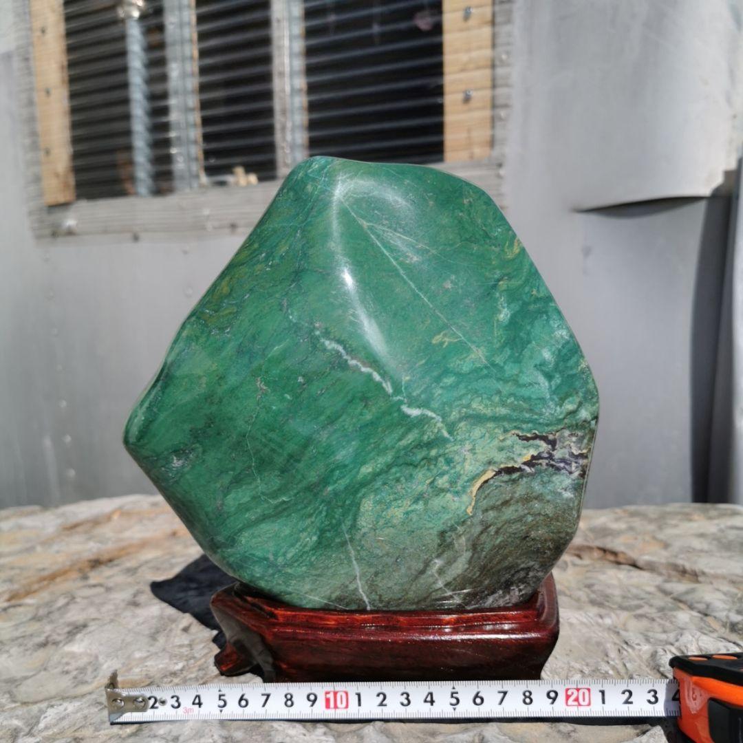 ナミビア翡翠　6.4キロ　翡翠　ヒスイ　鑑賞石　石　置物　オブジェ　インテリア