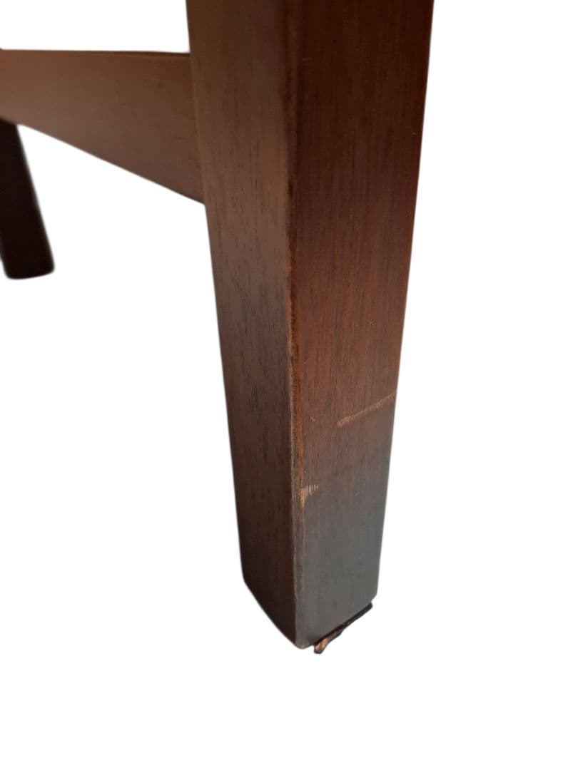 【和モダン】ダイニングチェア 2脚セット ダークブラウン PVCレザー スリム