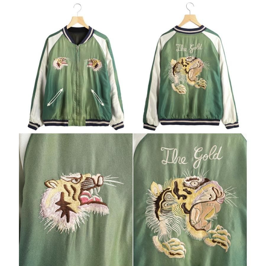 GOLD ゴールド ACETATE SOUVENIR JACKET L 新品同様