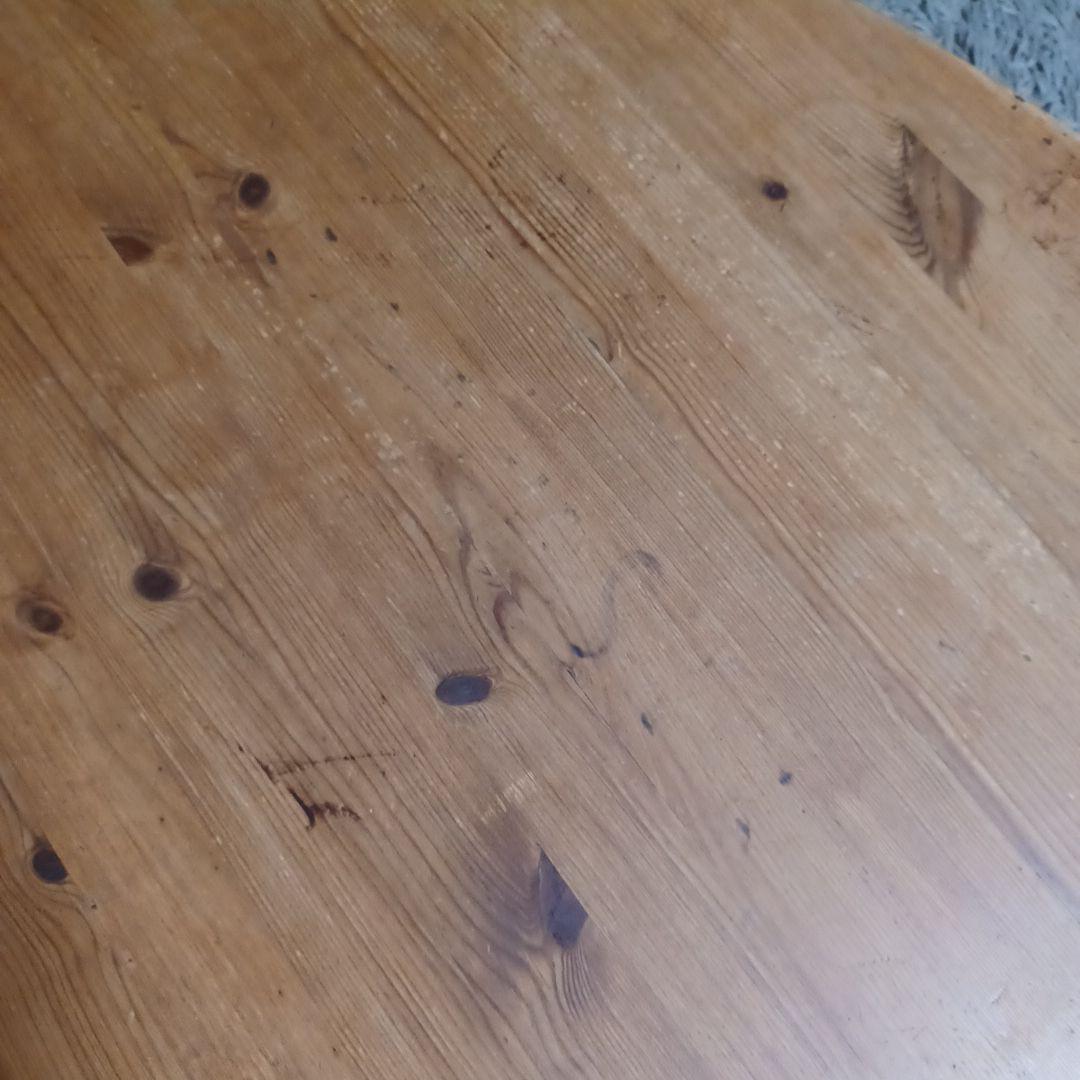 木製楕円形座卓 1200x800x350mm