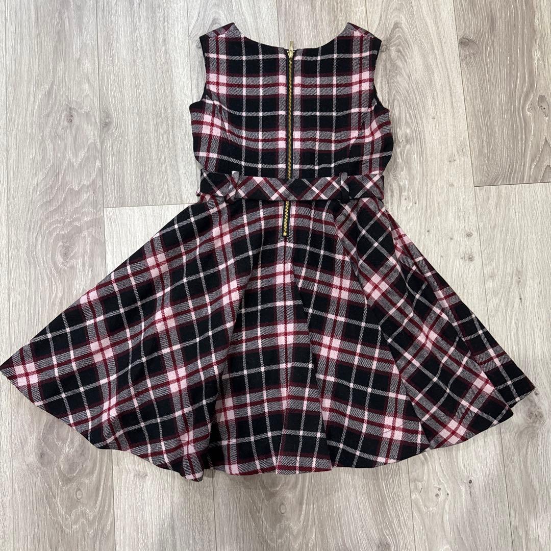 kate spade new york ミュージアムチェックジャンパースカート