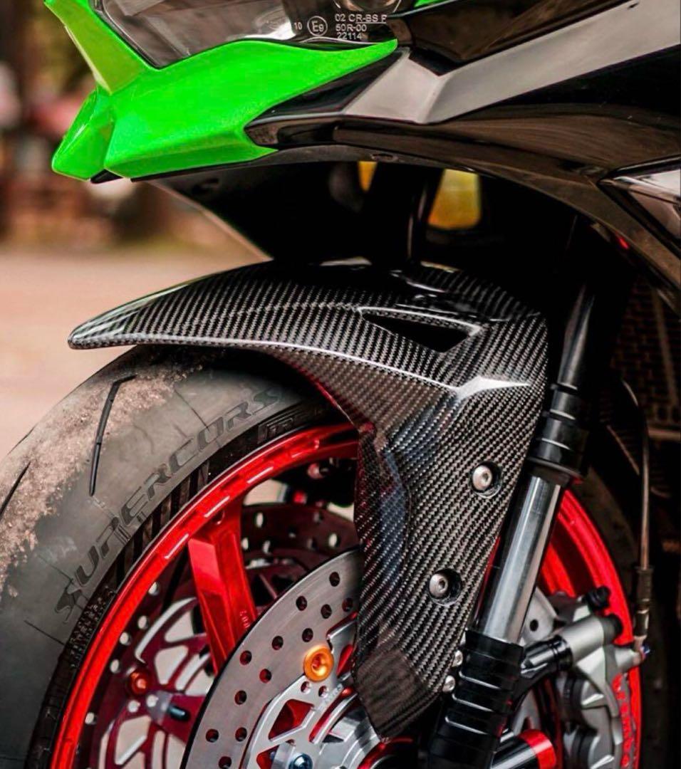 ZX25R/ZX25RR/ZX4R カーボンフロントフェンダー