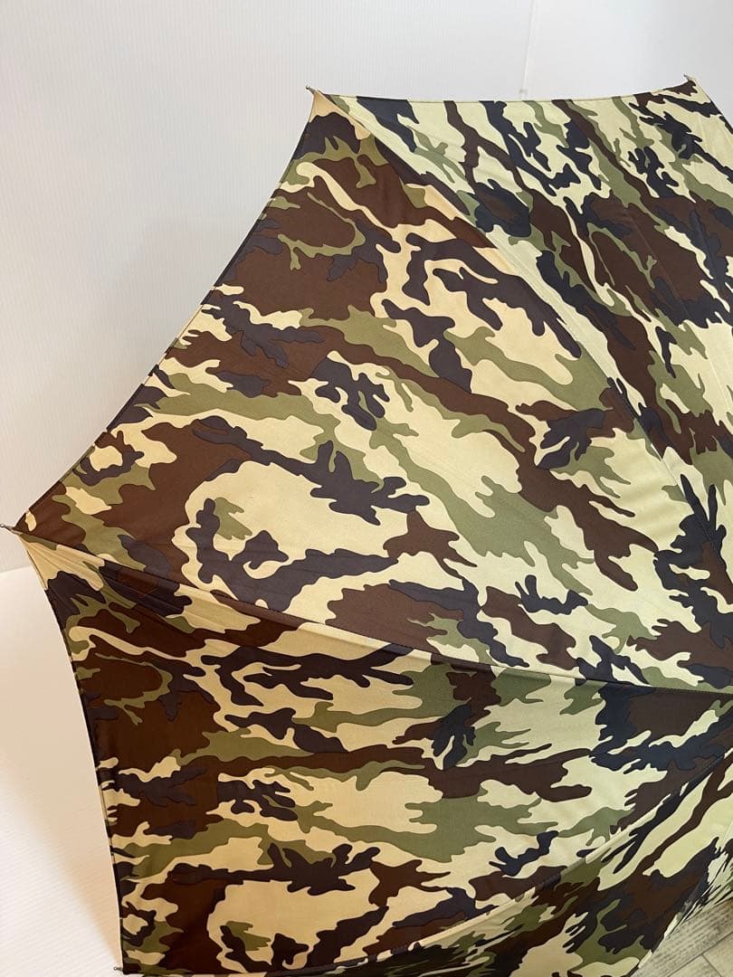 高級 pasotti パソッティ 傘 ドクロ スカル 迷彩 カモ柄 希少