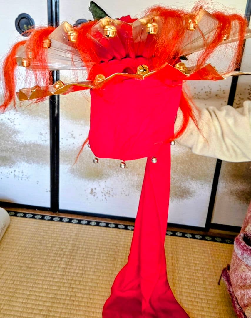 日本舞踊　小道具　扇獅子