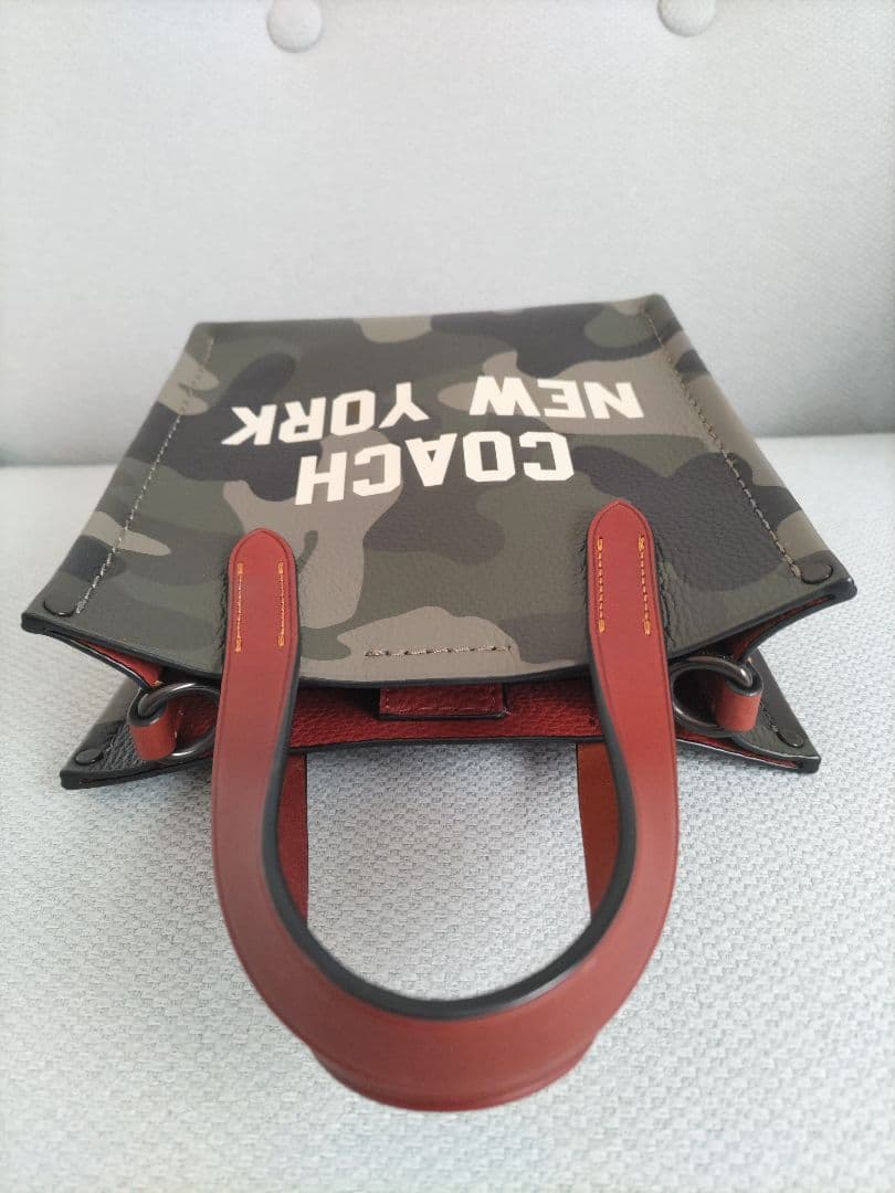 ★完売品★美品 コーチ coach リレー トートバッグ 17 カモフラバッグ