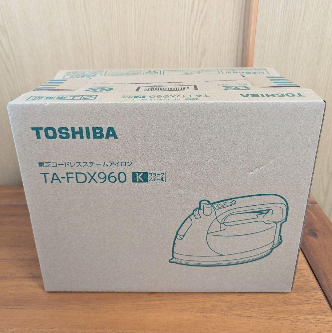 東芝 コードレスアイロン TA-FDX960 (K) [ブラックスチール]