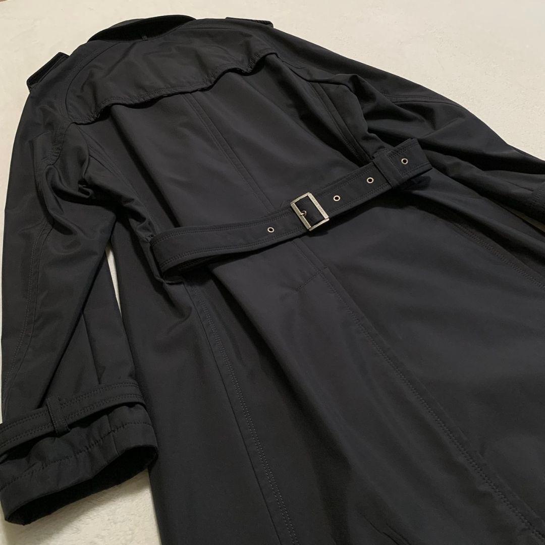 《人気モデル》バーバリーブラックレーベル トレンチコート ノバチェック ベルト