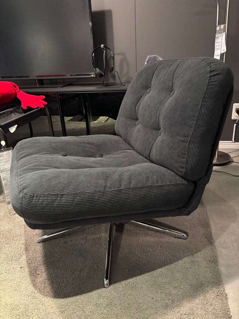(新品*未開封）ディヴリンゲ イケア 1人掛けソファ回転パーソナルチェア 椅子