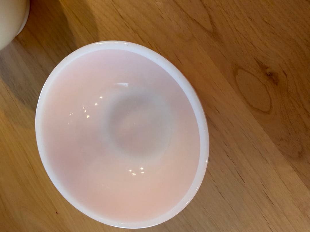 Fire King アイボリー　ピンク　5点セット