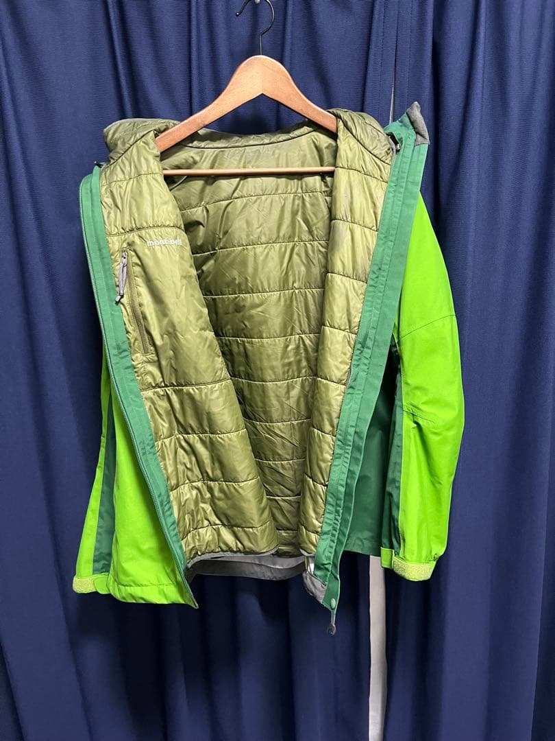 モンベルmontbell 3in1 パーカL インナー付き ゴアテックス