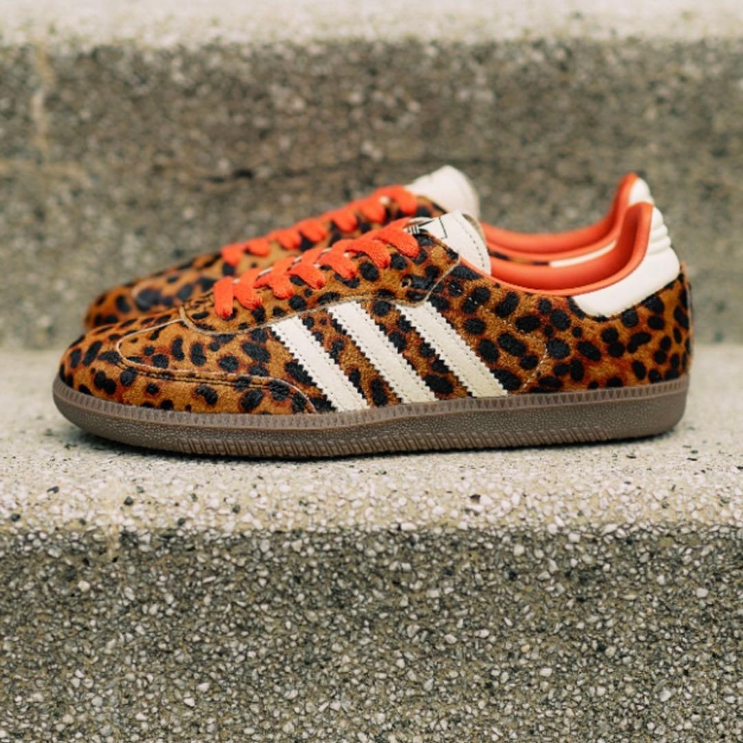 adidas レオパード柄 スニーカー　24センチ