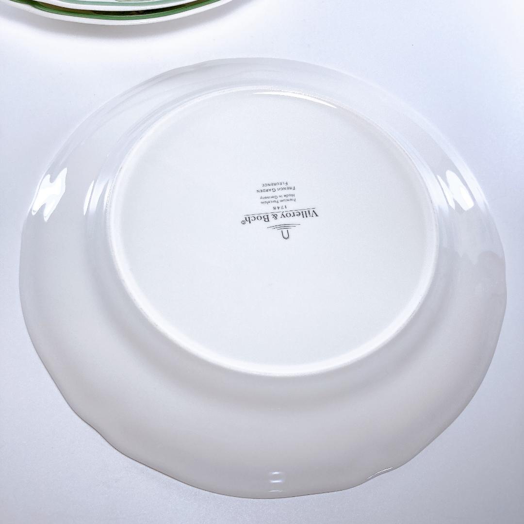 ビレロイ＆ボッホ フレンチガーデン 27㎝ プレート 4枚　|3823|