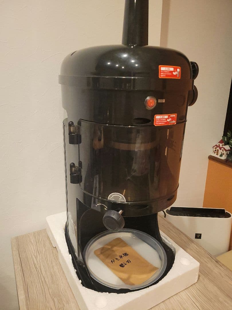 ふわふわ業務用かき氷機　HAIGE ハイガー WF-A299　黒