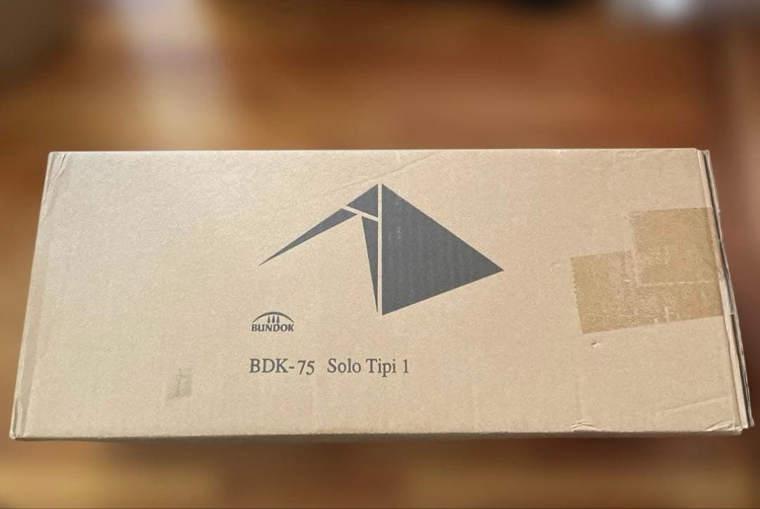 新品 未開封 BUNDOK BDK-75 BR ソロティピー ブラウン