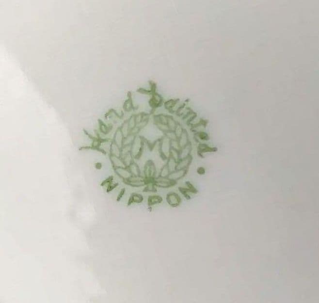 オールドノリタケ モールド 盛り上エナメルジュール団栗ナッツ絵ボウル