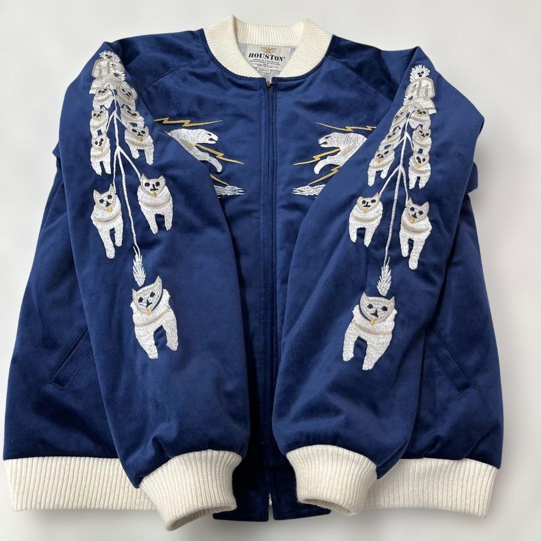 値下げ ヒューストン HOUSTON アラスカ ALASKA 犬そり スカジャン