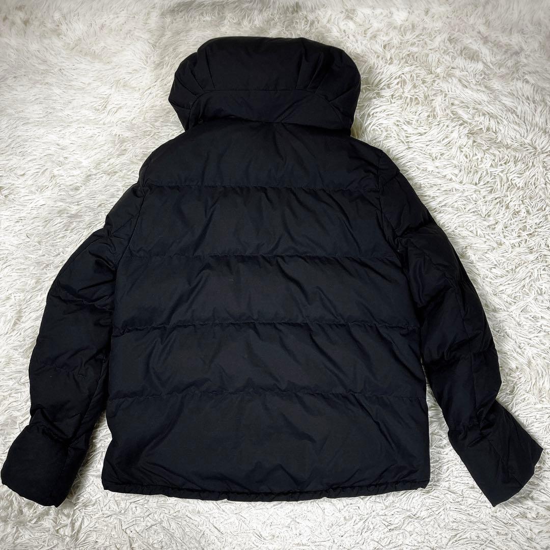 OPAQUE.CLIP ダウンジャケット　ショールカラー　ウォッシャブル　黒　L