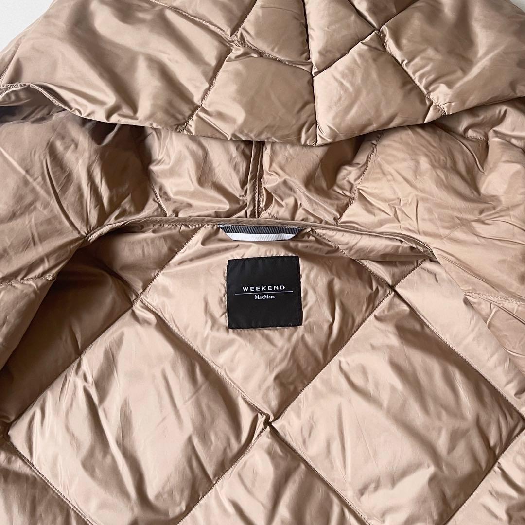 ほぼ未使用✨ マックスマーラ ダウンベスト 2023AW ベージュ 36 丈長め