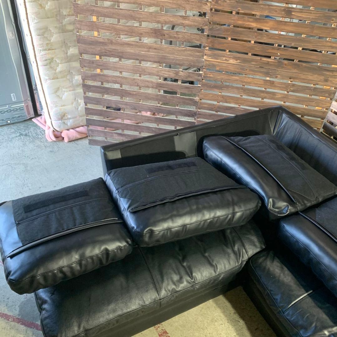 Jun M H750\" NITORI 本革 コーナーソファ Sステイツ