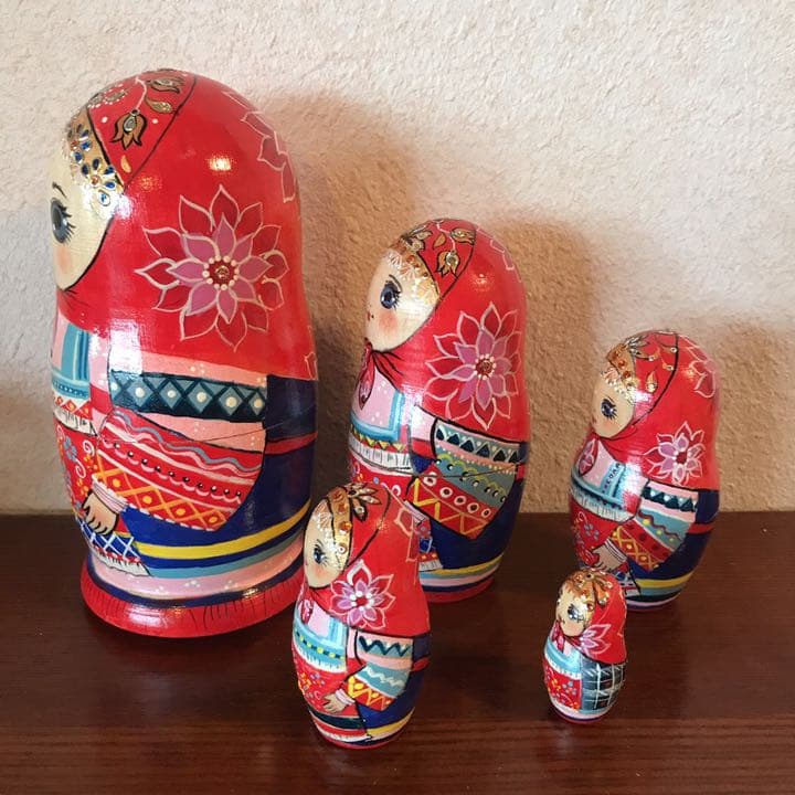 マトリョーシカ　ハンドペイント