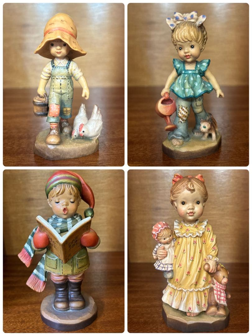 ご成約済【Morning Chores他】　アンリ人形　4点サラ・ケイ　ANRI