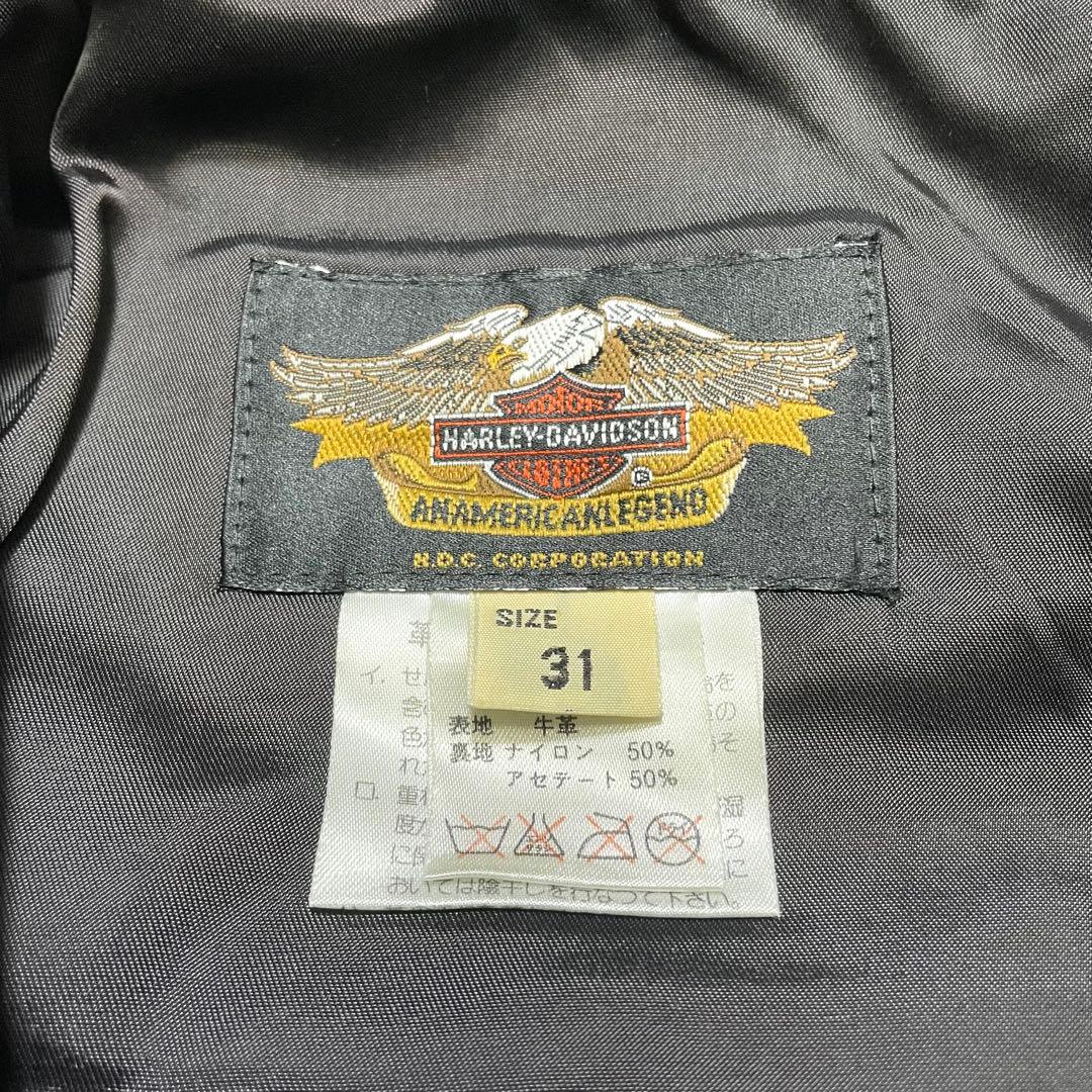 HARLEY-DAVIDSON レザーパンツ　牛革　31サイズ