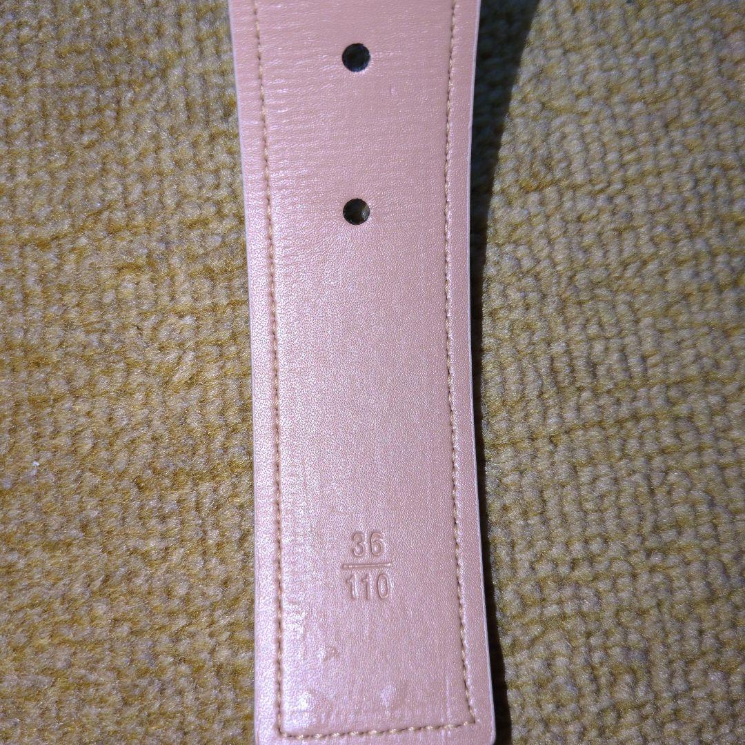 Louis Vuitton ネイビー レザーベルト ルイヴィトン LV